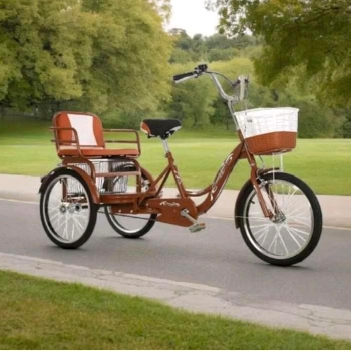 Sepeda Roda Tiga Anak dan Dewasa Terbaru Wisata dengan Desain Elegan dan Nyaman untuk Perjalanan And