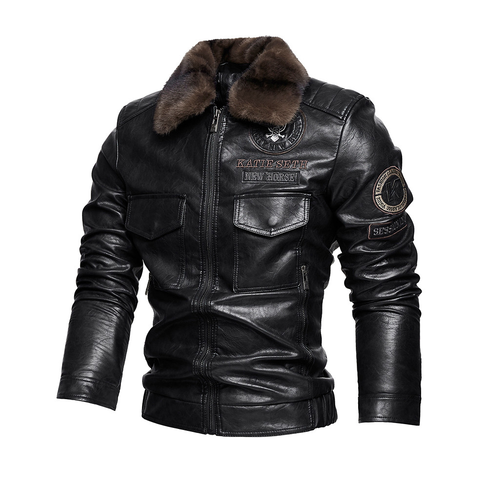Brown Leather Jacket Men - Black Real Lambskin Mens Leather Jacket