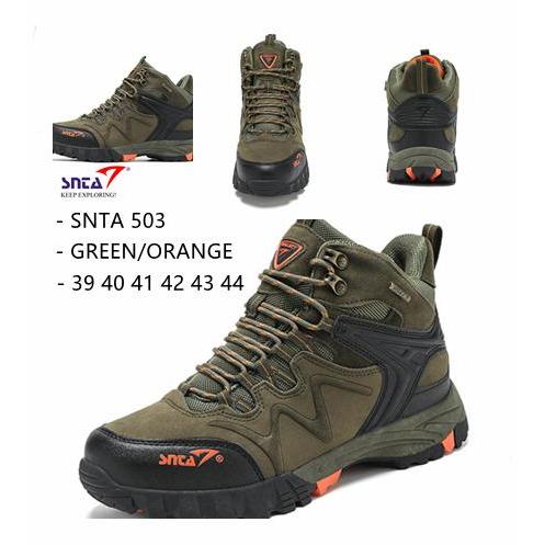 Sepatu Gunung Pria Snta 496 Snta 503 Series Hiking Shoes Trekking Climbing Pendaki Uniseks Pria