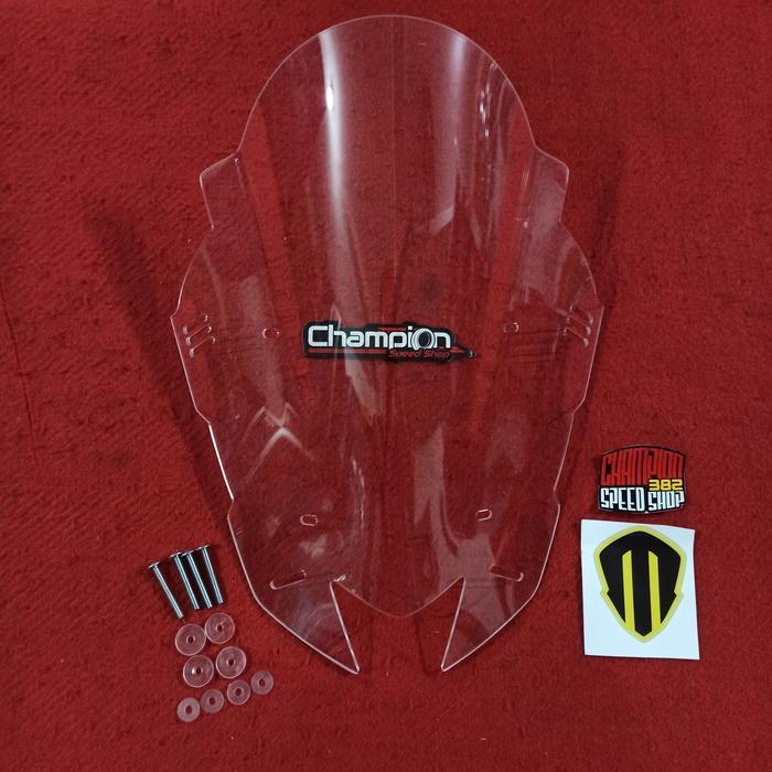 WINDSHIELD VISOR TDR HITECH ALL NEW NMAX 2020 2021 UP CLEAR MURAH
