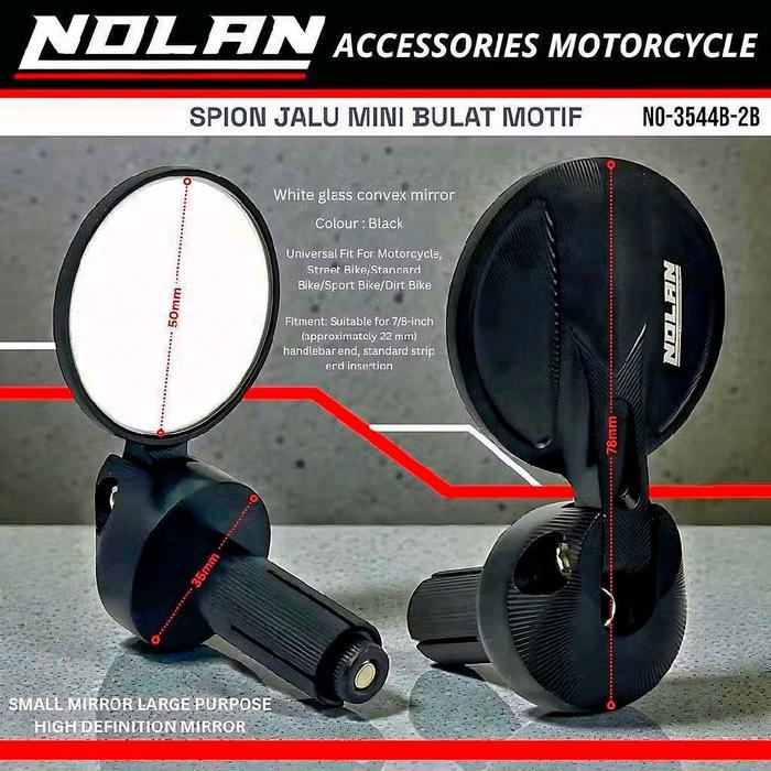 KACA SPION JALU BULAT MINI VESPA MATIC SCOOPY GENIO KACA SPION BULAT MINI KACA CEMBUNG VESPA MATIC