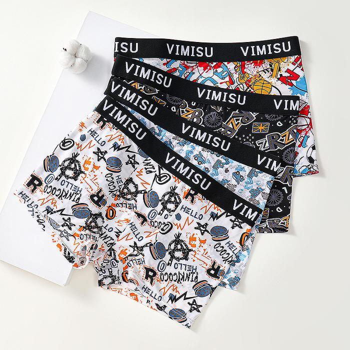 Promo Vimisu Celana Dalam Pria Fashionable Bahan Seamless Terbaru Motif Limited Edition Nyaman
