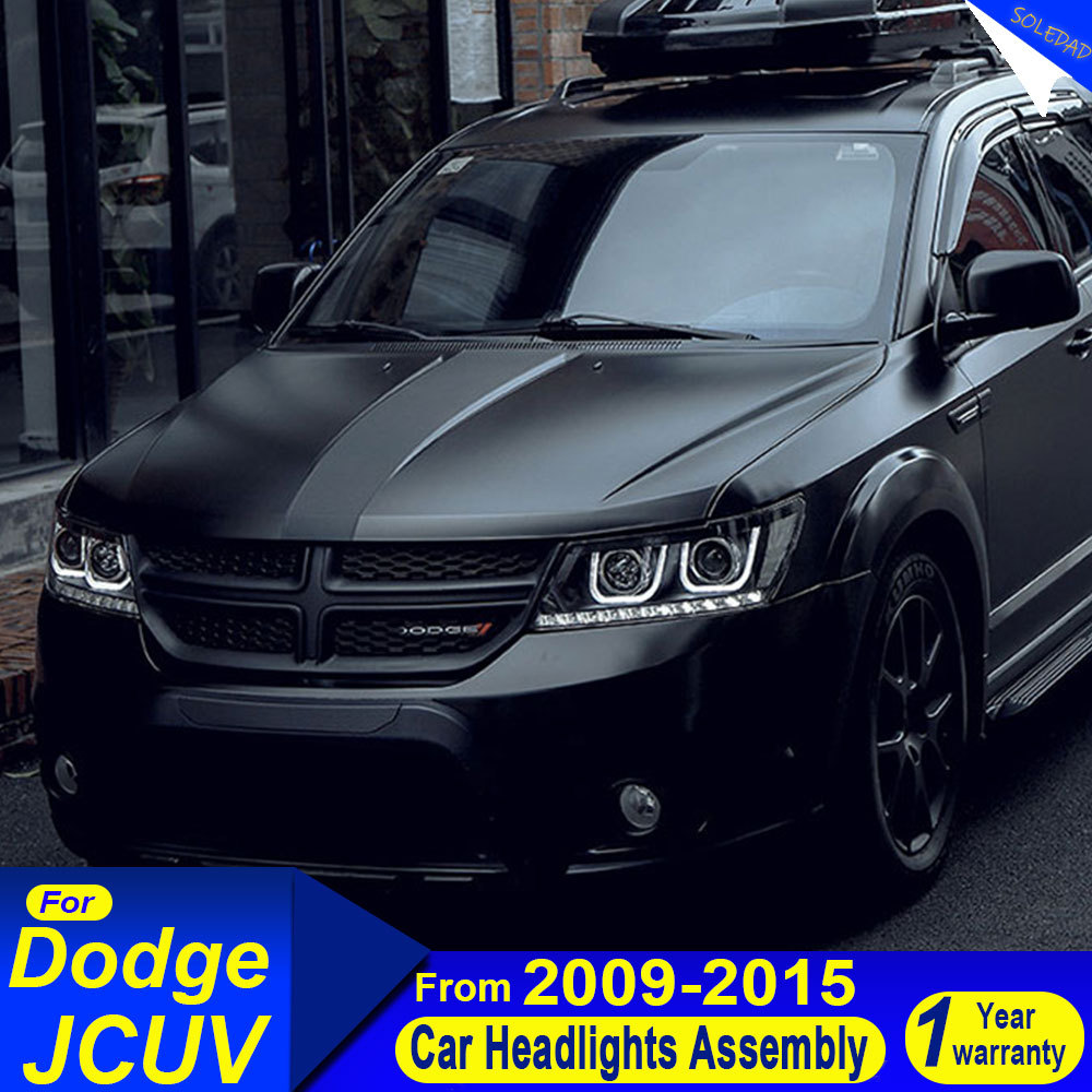 For Dodge JCUV Headlight Journey 2008 2009 2010 2011 2012 2013 2014 2015 Modified Led DRL Front