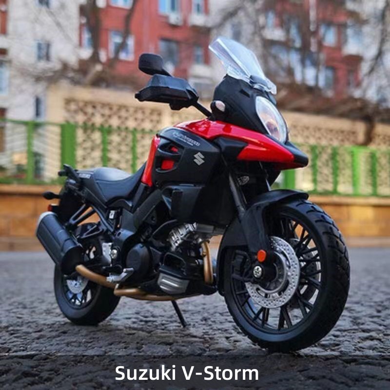 Maisto 1:12 Suzuki V-Storm Alloy Racing Motorcycle Model Simulation