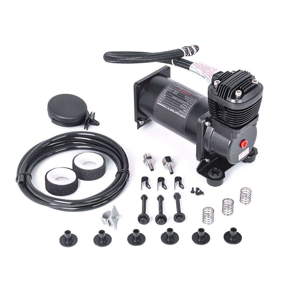 UNIVERSAL SUPER QUIET DC 12V SQ420 AIR SUSPENSION AIR COMPRESSOR AIR SUSPENSION KIT