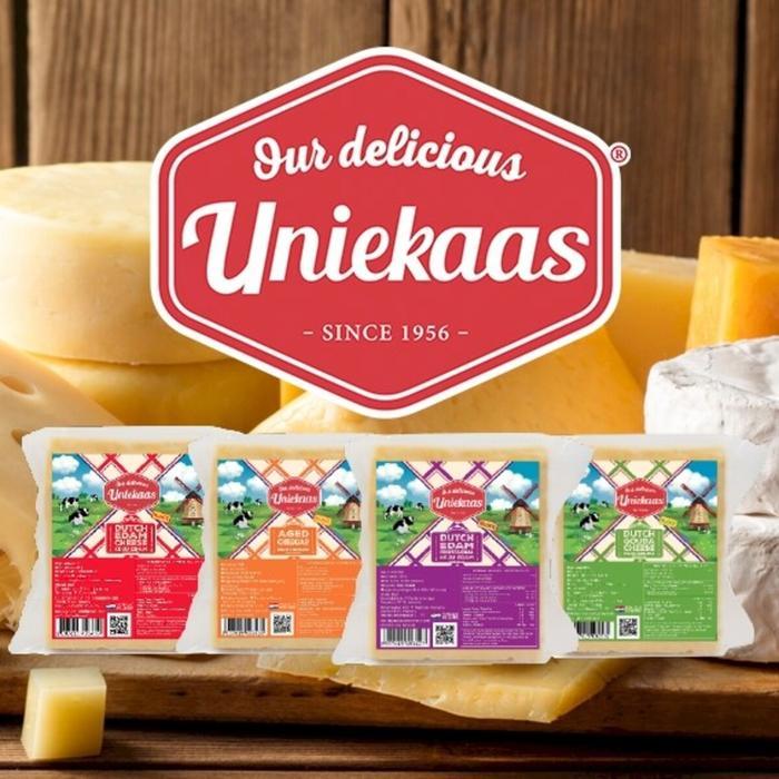 UNIEKAAS -Keju Import Uniekaas 1KG Premium Cocok Baking & Masak Edam Gouda Cheddar- Professional