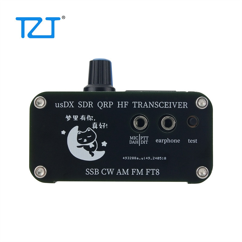 TZT 5W USDX SDR QRP TRANSCEIVER QCX-SSB TO SSB 3-BAND ALL MODE HF TRANSCEIVER WITH HANDHELD