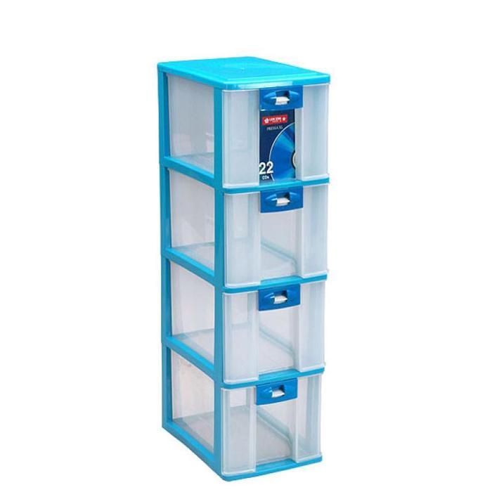 Laci Cd Lion Star Pressa Xl Susun 4 / Rak Container Dvd