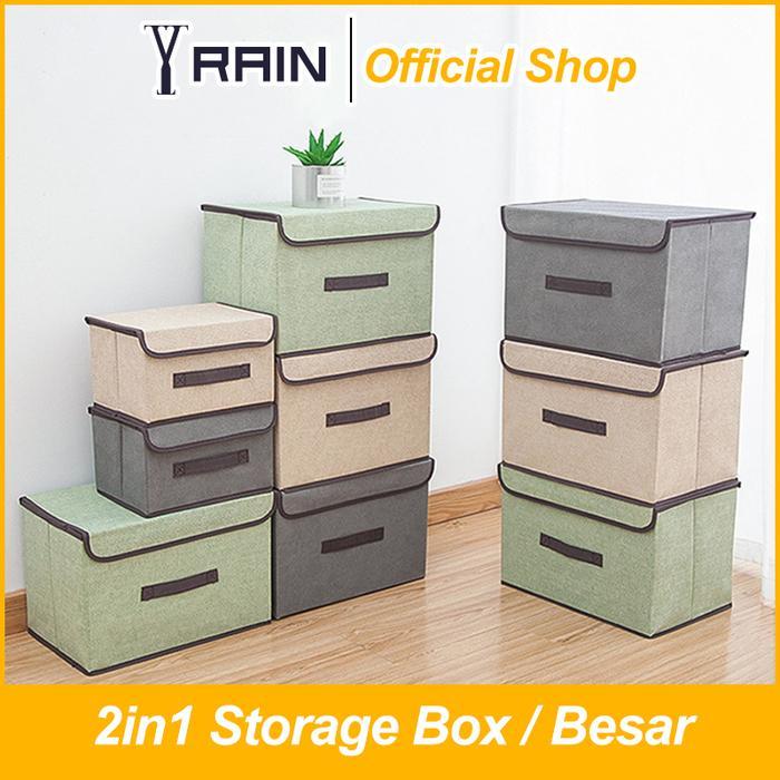 "New" Storage Box Tempat Penyimpanan Kotak Organizer Tempat Baju besar