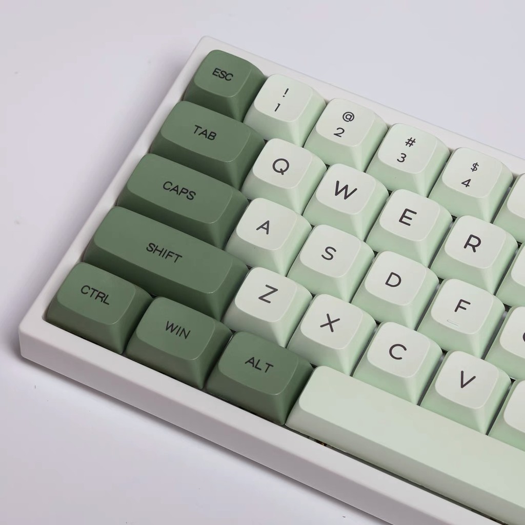 123 keys Matcha XDA Profile PBT Keycaps Arabic Korean Japanese Russian Thailand Keycap For