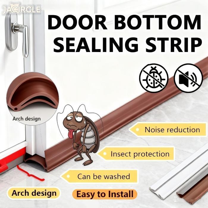 Penutup Lubang Bawah Pintu Door Bottom Seal /Silikon Penutup Celah Bawah Pintu/Penutup Celah Anti