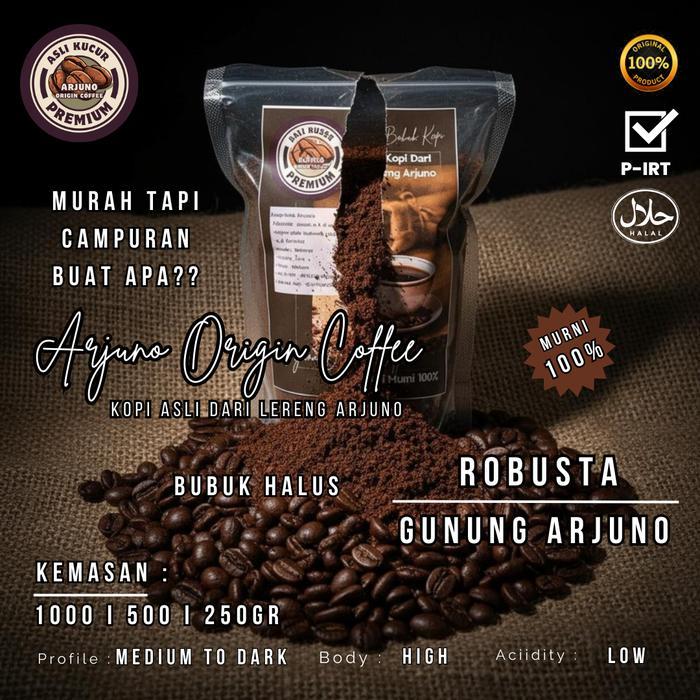 Spesial Kopi 100% Full Robusta Premium Bubuk Kopi Arjuno Espresso Coffe Based By Arjuno Origin Coffe