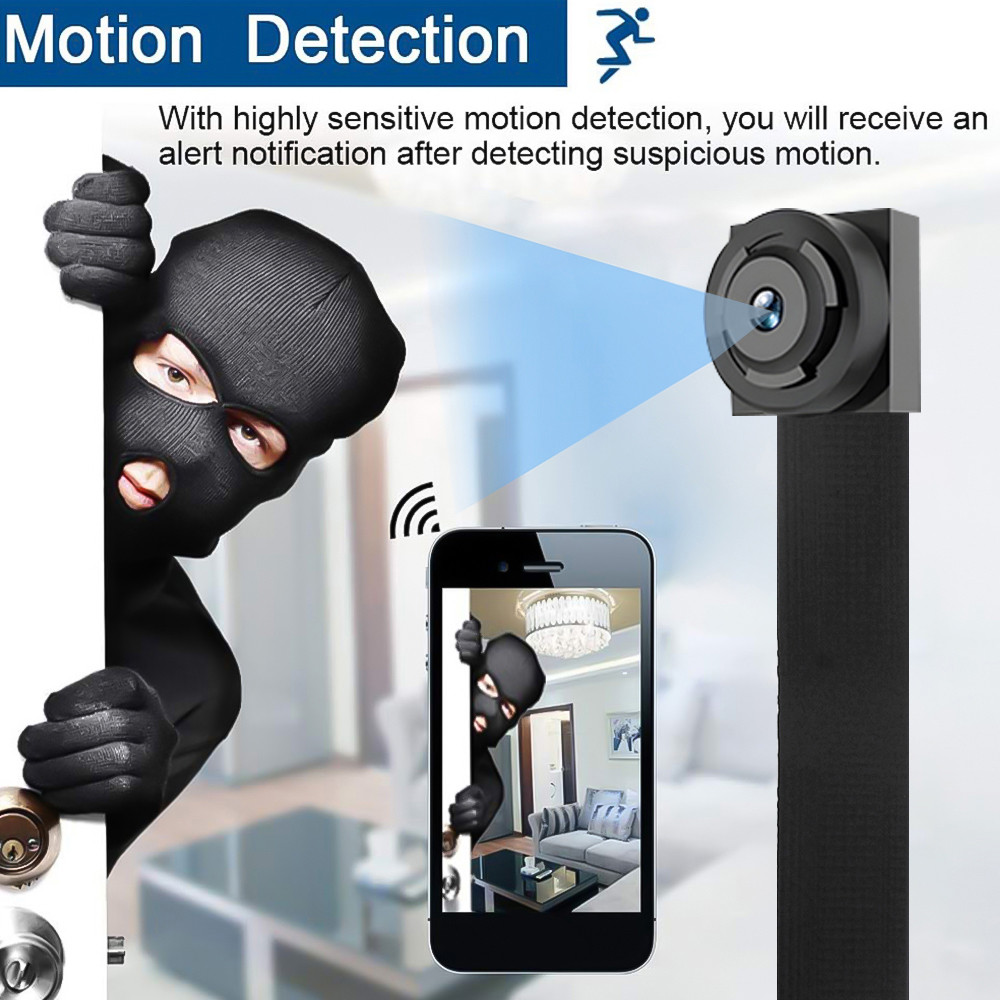 HD 1080P DIY Wifi Mini Camera Portable Small Camera Mini Camera Wireless Network Camera Loop