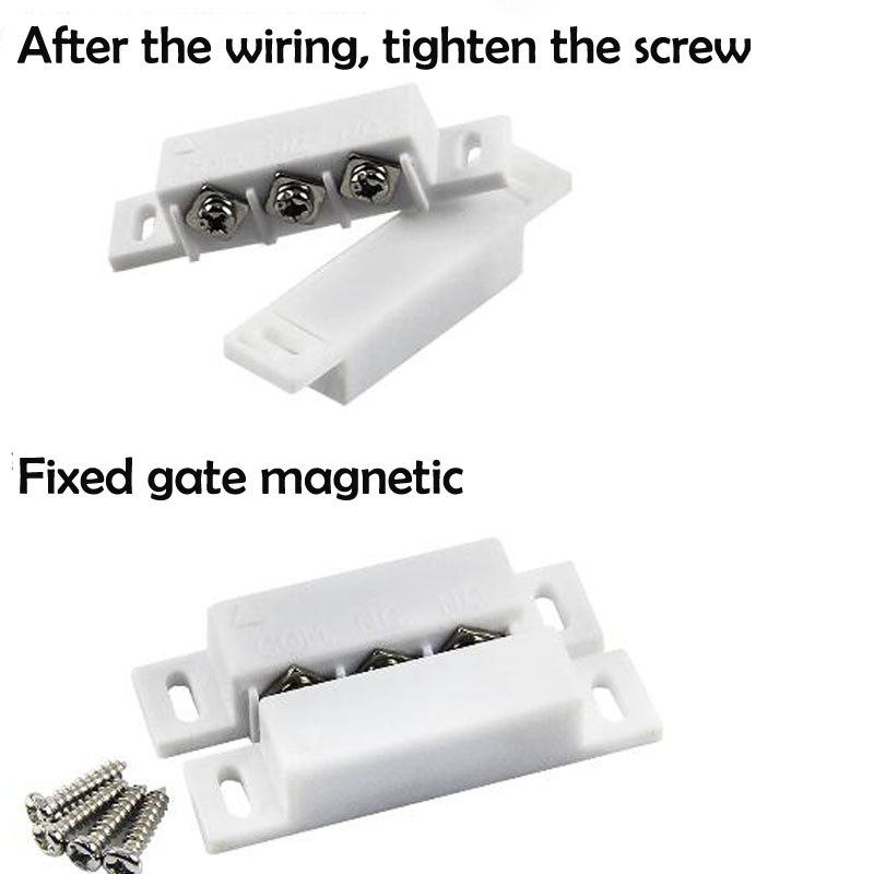 Magnetic Reed Switch MC-31B NC/NO Surface Mount Wired Door Window Alarm, Magneti Door Switch,