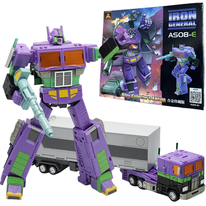 (In Stock)Transformation AS Optimus Prime AS08E EVA Version C-level Truck Head Container Commander