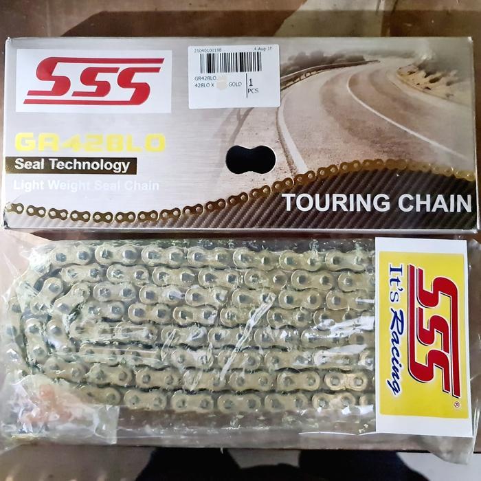 Rantai Sss 428 Lo O Ring Touring Chain / Oring Seal Technology