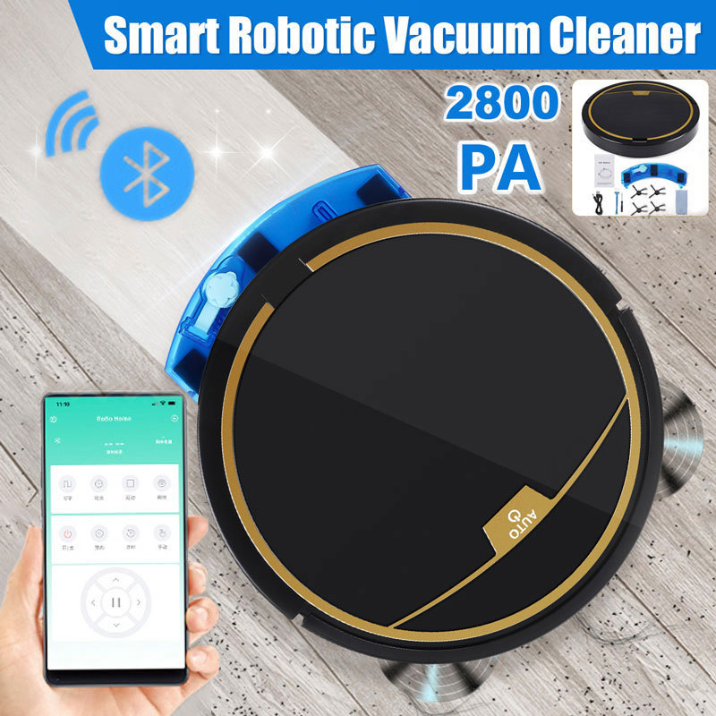Vacuum Cleaner Robot Smart 2800PA Remote Control Wireless Auto Cleaning Machine Floor Sweeping Wet