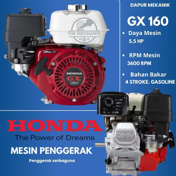 TERBARU MESIN PENGGERAK HONDA GX 160 MESIN SERBAGUNA
