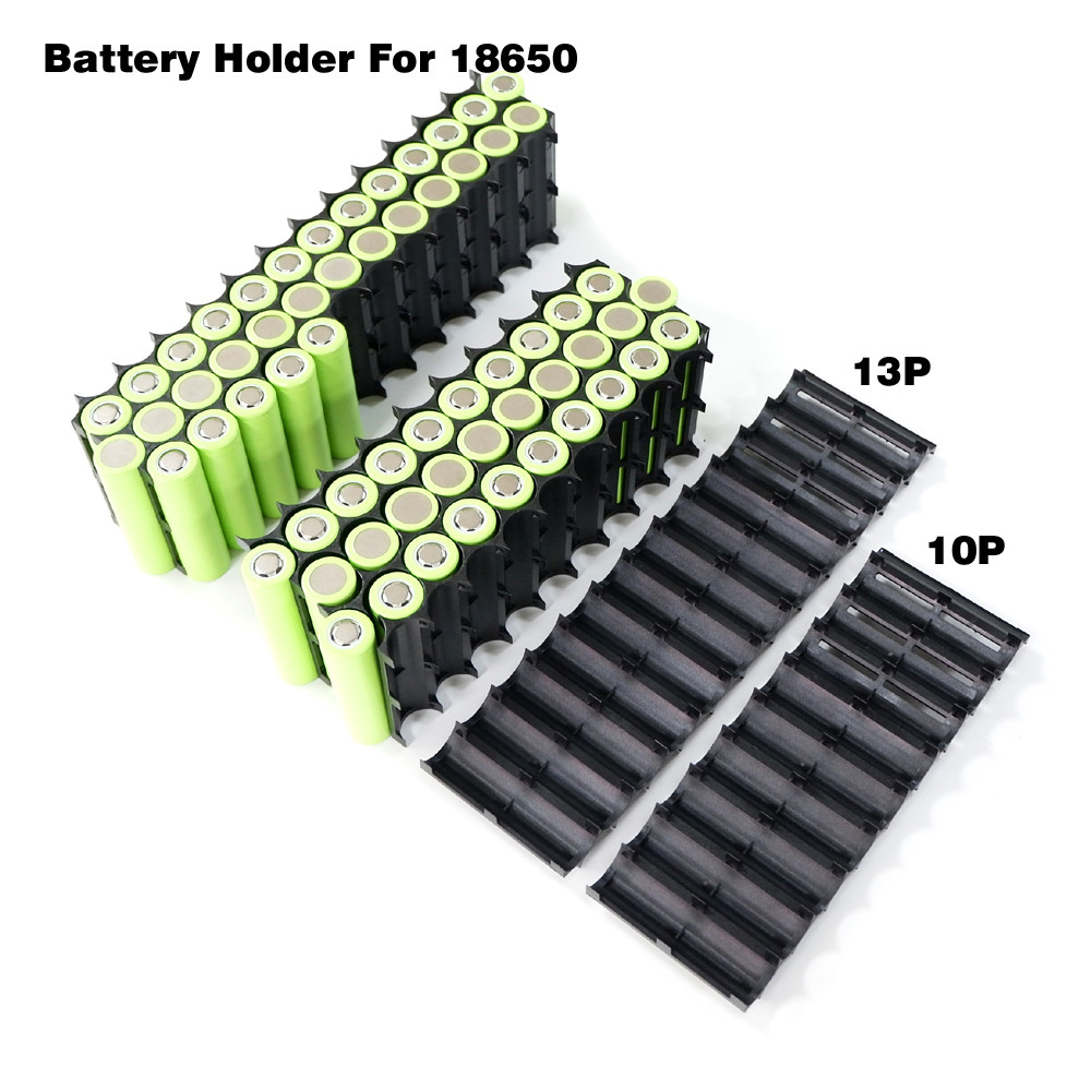 18650 battery 10P 13P holder for 10S 36V 13S 48V battery pack 2*10 2*13 plastic holder 18650 lithium