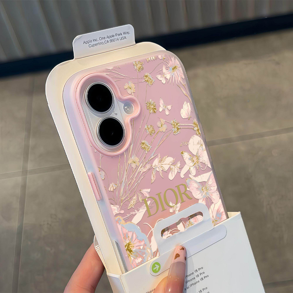 Rumput Dior Jelly 2 In 1 Bunga Case Realme C85 Pro Realme Note 70 80 C75X Note 60 60X C71 C75 Gd2H1K