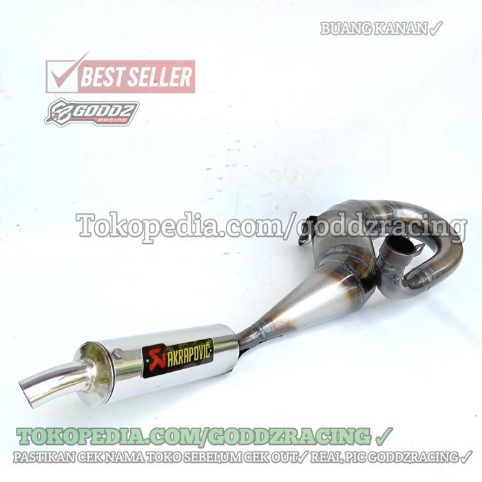 Knalpot Racing Vespa Kanan Vespa Super Excel 150 Px 125 150 Akrapovic