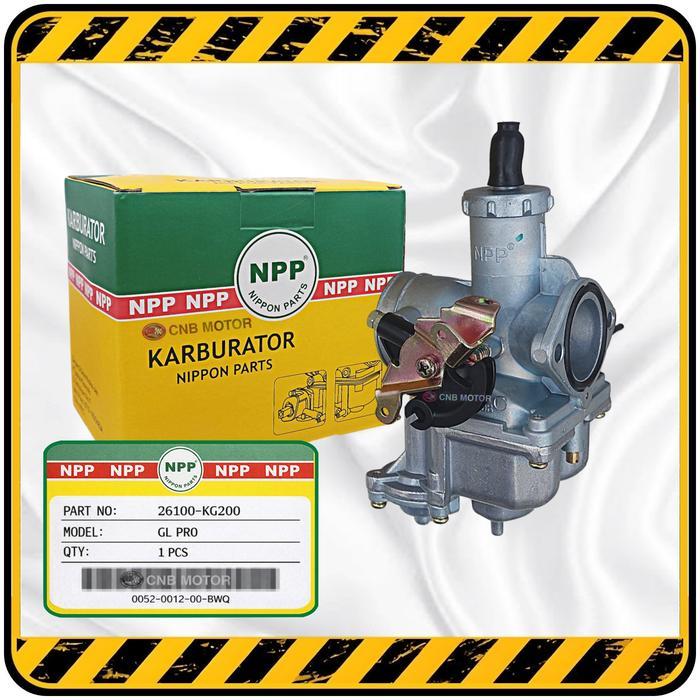 Karbu Karburator Honda Gl Pro Cdi / Series / Black Engine ( Pz30 ) By Npp