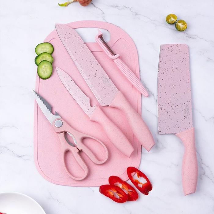 Pisau Set 6 In 1 Keramik Pisau Dapur Buah Knife Terbaik