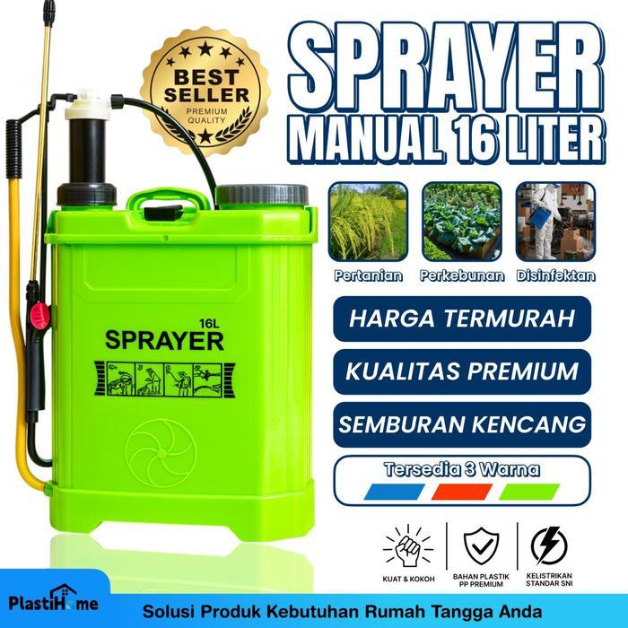 Plastihome Sprayer 16L/18L Manual & Elektrik Alat Semprot Pertanian Backpack Sprayer Penyemprot Hama