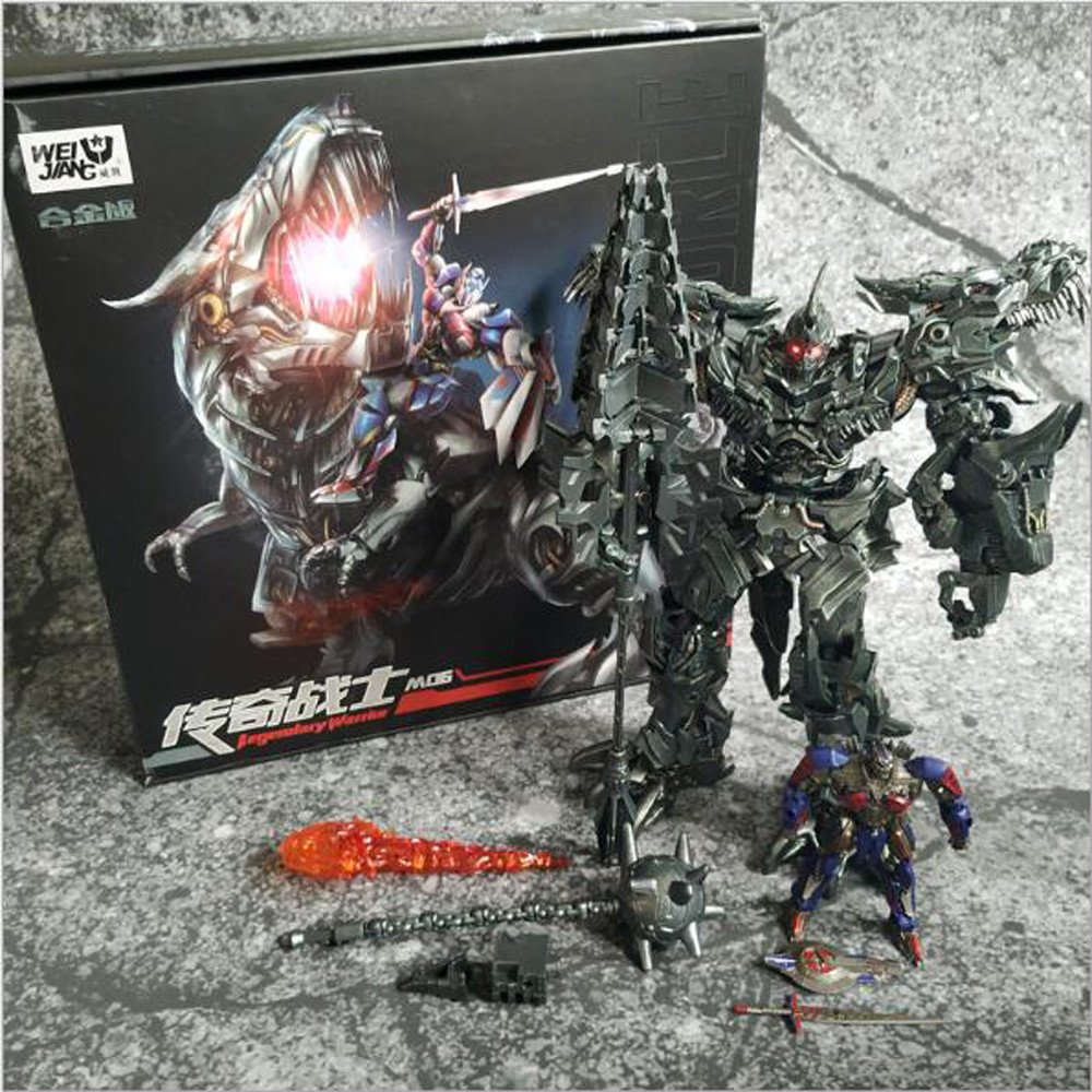 Transformation Toys Grimlock WEIJIANG W8600 BMB LS05 Action Figurine SS07 MP08 Alloy Anime Dinosaur