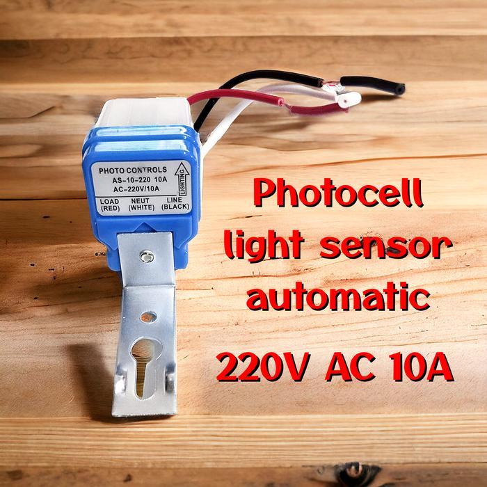 photocell control light sensor 10A 220V alat sensor cahaya otomatis *