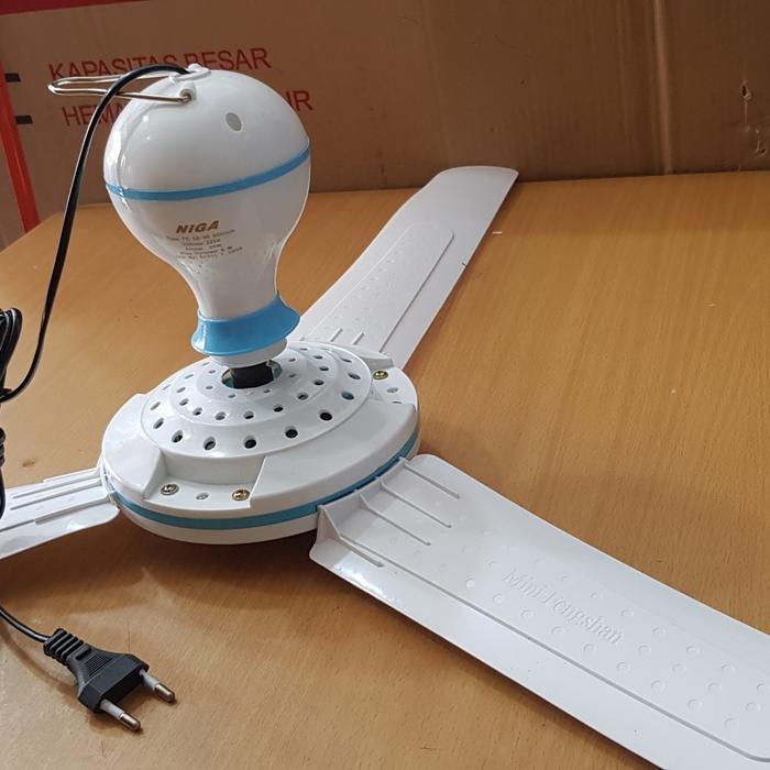 Kipas Angin Gantung Niga 25 Watt / Minifan Gantung Niga 25 Watt Terpercaya