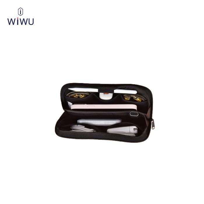 HEMAT Tas Tangan Pouch Gadget Anti Air WIWU Alpha Tech Pouch Pria Tas Aksesoris Elektronik Pouch