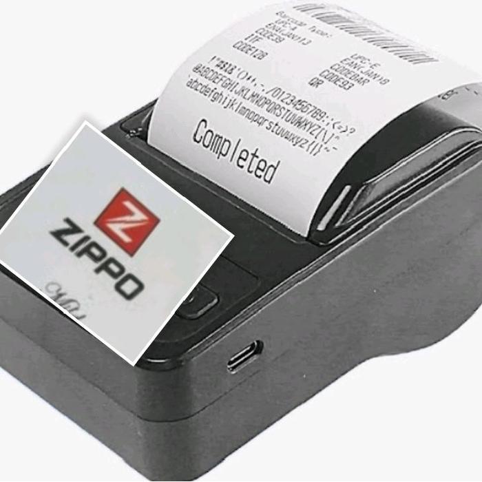 Printer Mini Bluetooth Thermal 58 Mm Z .I .P .O M .I .L .D Case Defender Face.