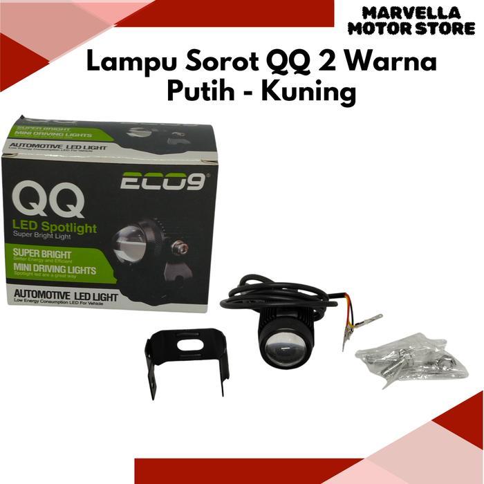 Lampu Led Tembak Mini Laser D2 Qq Eco 9 Luminos Led Putih Kuning
