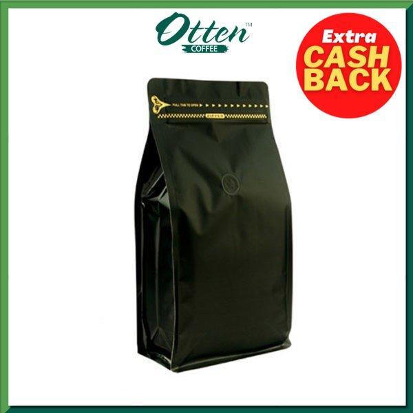 Coffee Bag 500G Box Pouch With Zipper Black (10Pcs) - Kemasan Biji Kopi Terlaris
