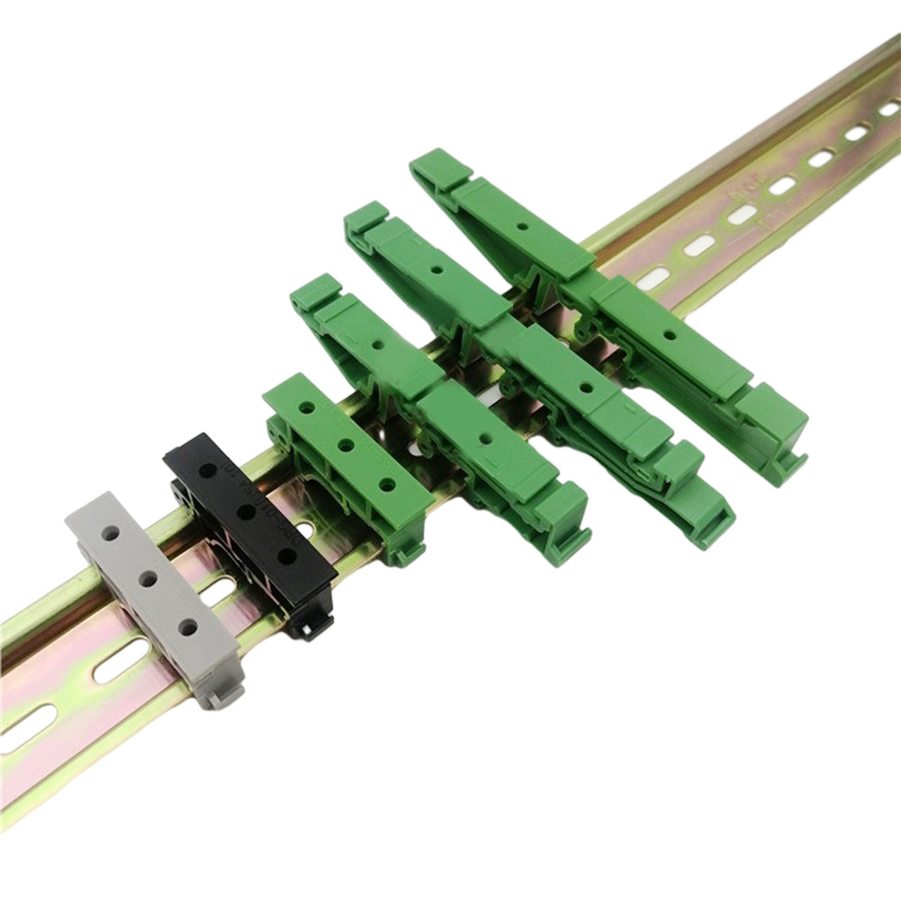 1 Set PCB DIN C45 Rail Mount Adapter PCB Mount Bracket Clips Mount Holder 35mm Control Board Adapter