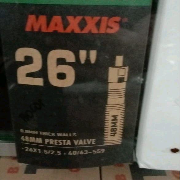 Ban Dalam maxxis 26x1.50 sd 26x2.50 presta