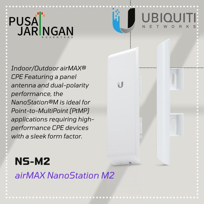 Diskon Ubiquiti Nano Station M2 Nanostation M2 Nanostationm2 Ns-M2 Nsm2 Nsm 2