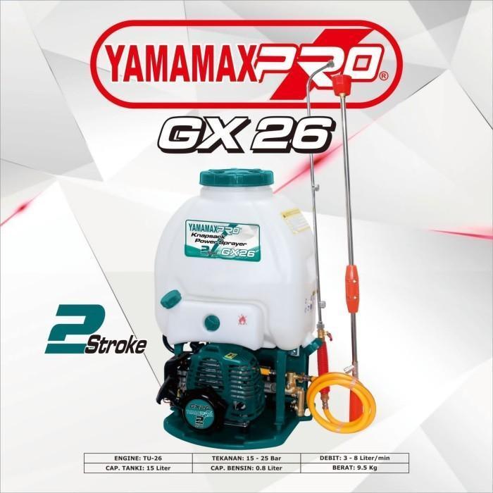 KNAPSACK POWER SPRAYER 2TAK/MESIN SEMPROT HAMA YAMAMAX GX26