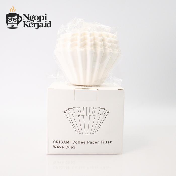 ORIGAMI Coffee Paper Filter Wave 50 Sheets
