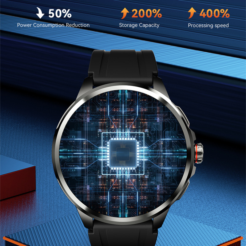 4G Full Network Smart Watch 1.95 inch Screen Video Call Watch 16GB+256GB RAM 2100mAh Google Play