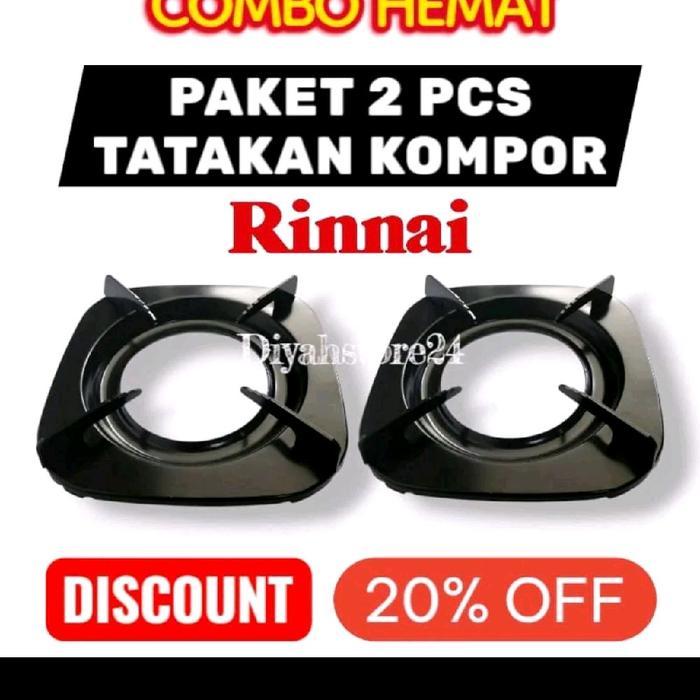Paket Promo 2 Pcs Tatakan Kompor Kaki 4 Tebal Diskon 20% Off tungku komp or mama quantum minyak gas