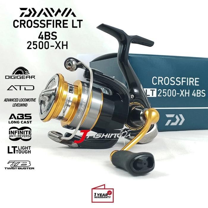 Reel DAIWA CROSSFIRE LT 4BS 1000s/d 6000 Kolam Sungai Laut Resmi J FISHING STORE
