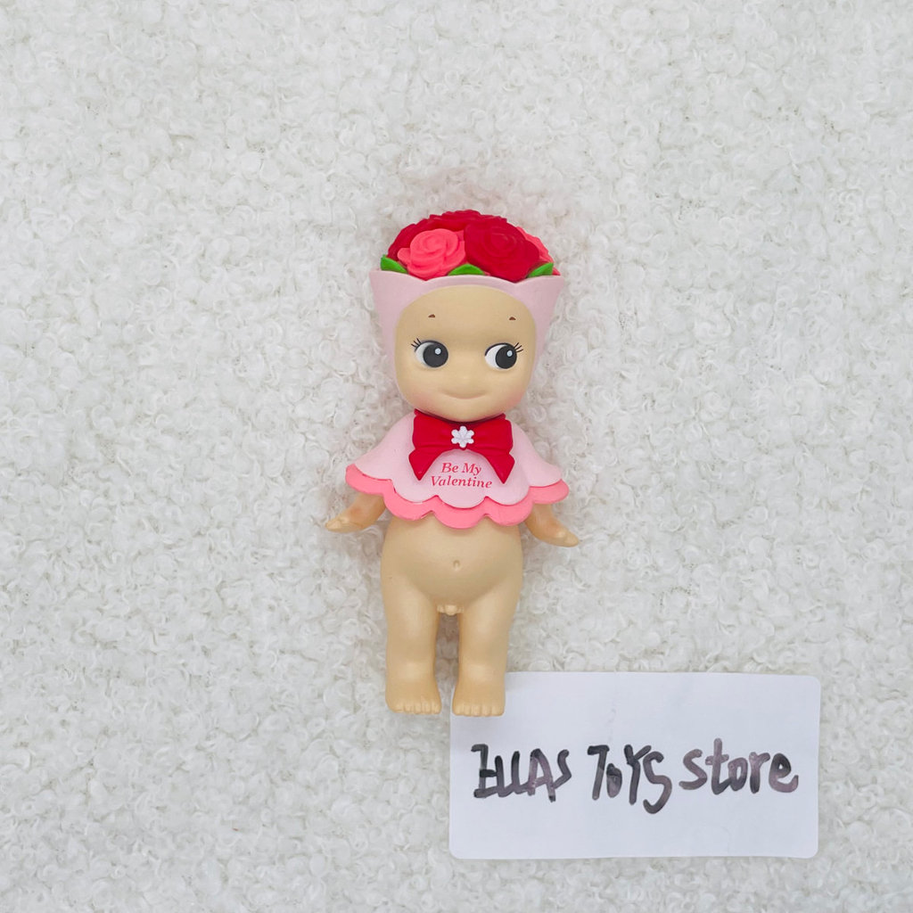 Sonny Angel Mini Figure 2018 Valentine's Day Series No box No bag Blind Box Single Rose Bouquet Box
