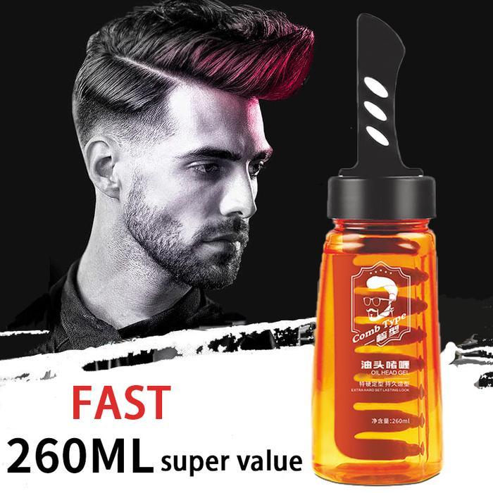 Gel rambut sisir Minyak rambut Hair styling pria minyak rambut Hair pomade oil tahan lama tidak