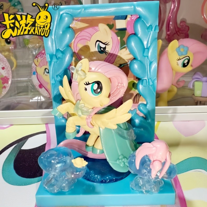 Genuine KAYOU My Little Pony Rubber Doll Magic Scene Seal The First Bullet Blind Box Rare Style