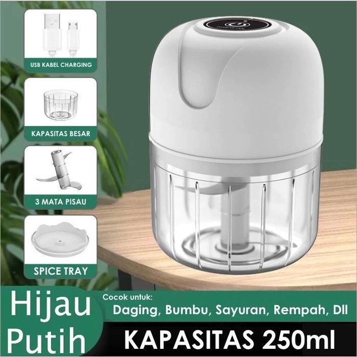 blender mini elektrik garlic blender bumbu mini