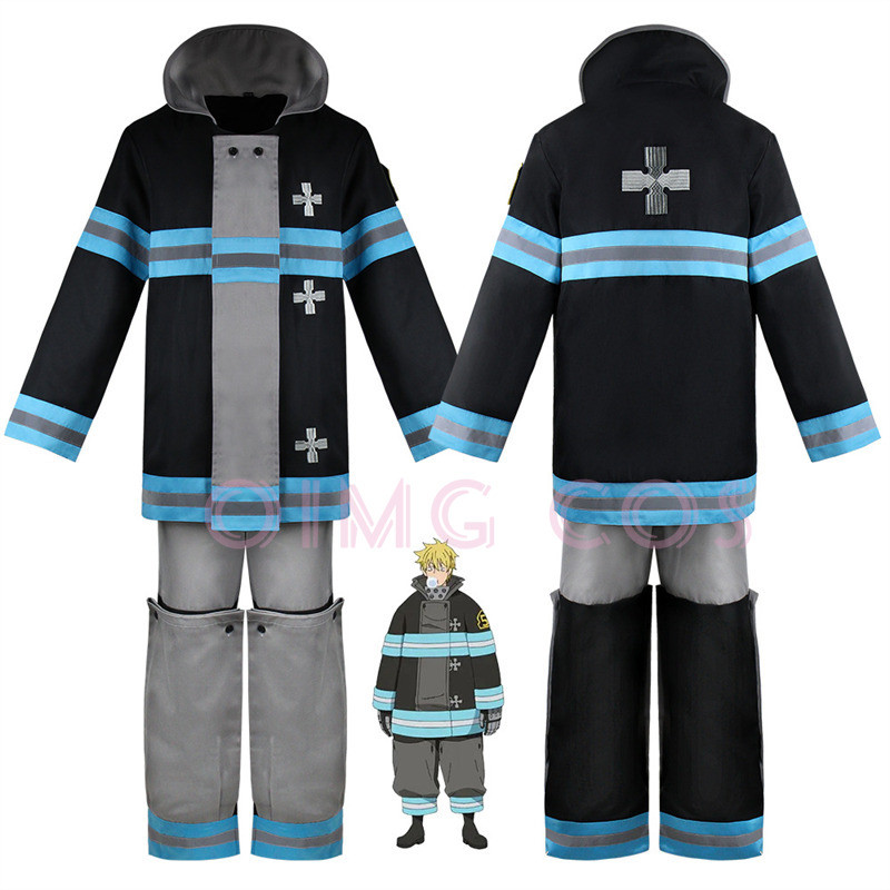 Fire Force Cosplay Costume Uniform Anime Halloween Party Costumes Women Game Cos Anime