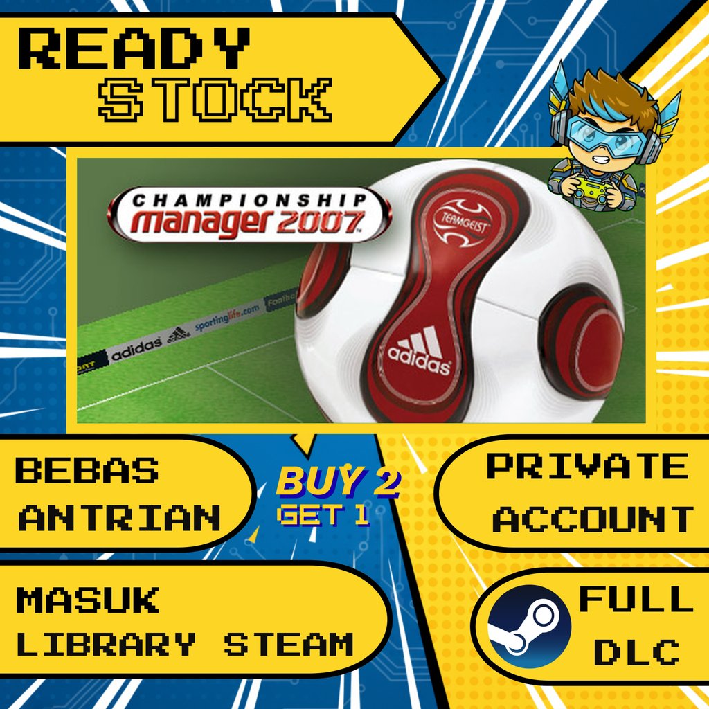Championship Manager 2007 Steam Private Non-Sharing - Beli 2 Gratis 1