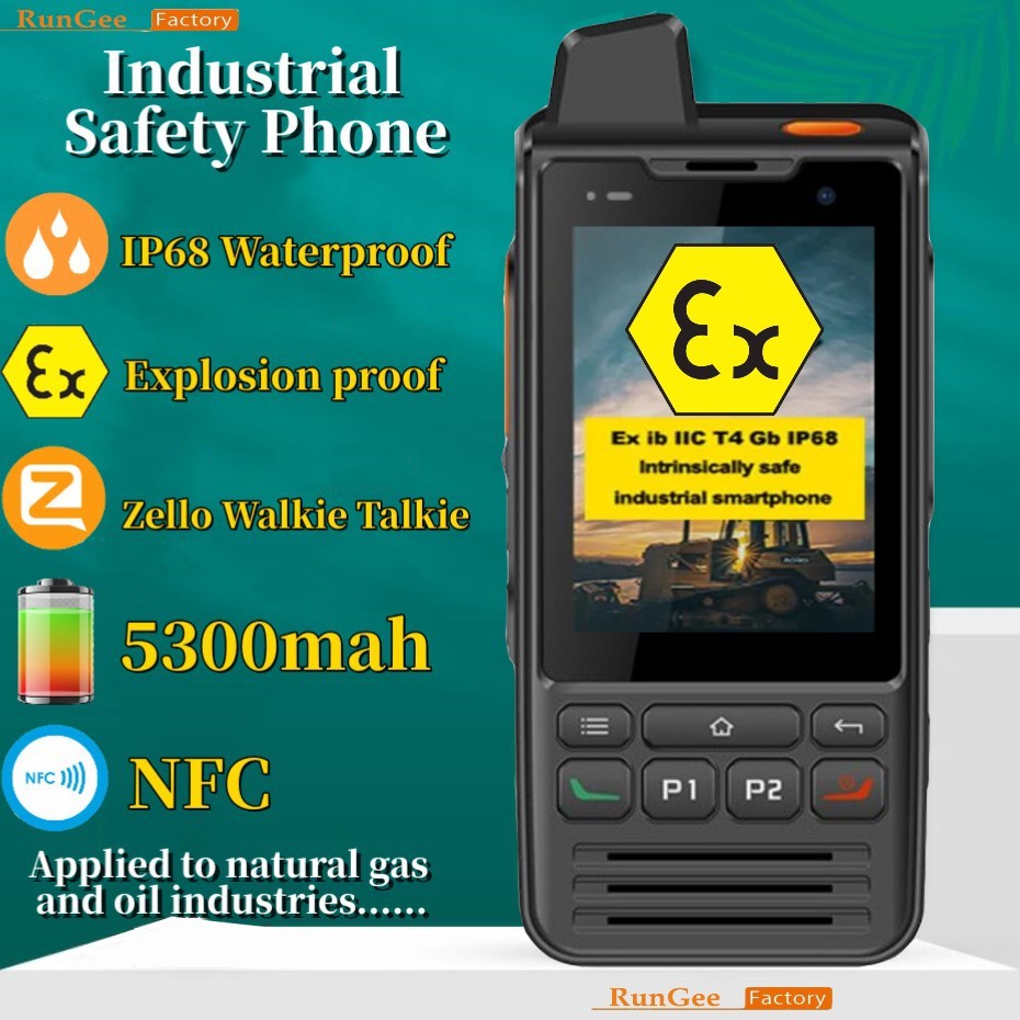 5300 mah battery Rungee F2 Phone zello PTT Walkie talkie android 9